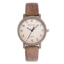 Load image into Gallery viewer, Retro Design Women Watches Leather Band Quartz Wrist Watch Top Brand Luxury Fashion Clock Saat Drop Shipping montre femme